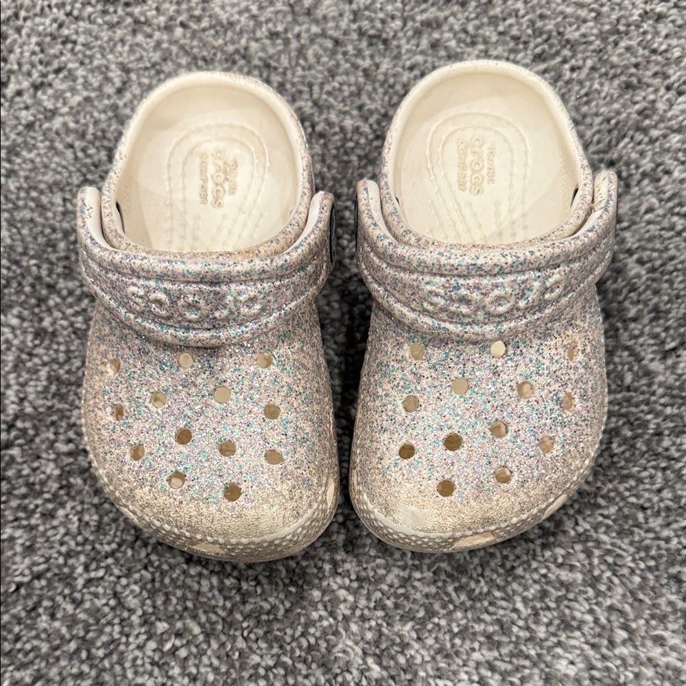CROCS Glittery Kids Sandals
